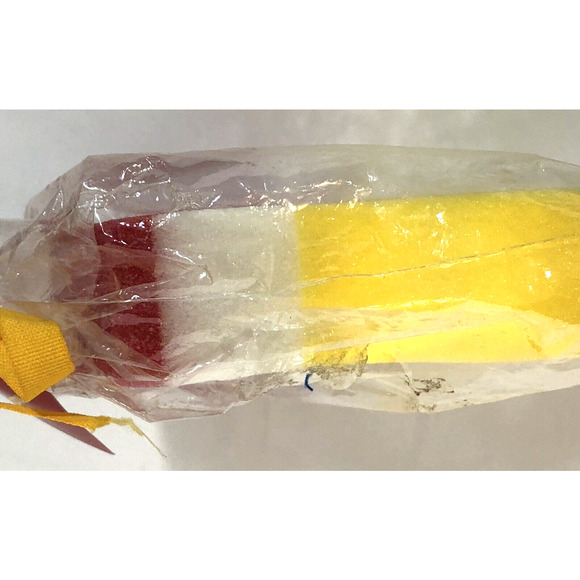 Fiorucci Mushroom Sponge - Vintage Made in Italy - 7" Red Cap Yellow Stem Rare - Picture 10 of 11